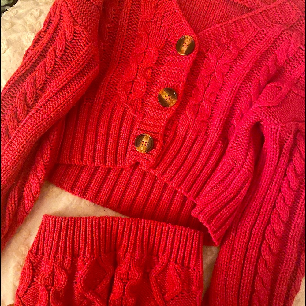 Hot Pink Knot Two-Piece